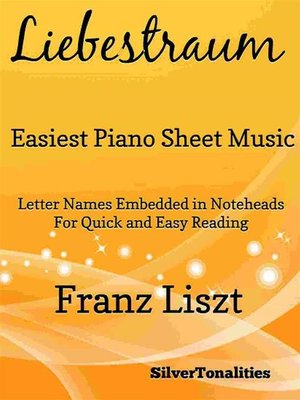 cover image of Liebestraum Easiest Piano Sheet Music